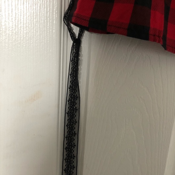 Hot Topic Royal Bones Flannel vest - Picture 2 of 5